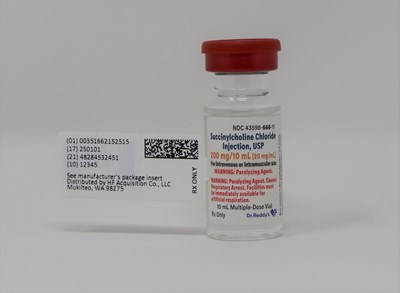 Serialized Vial Labeling (51662 1525 1 Serialized Vial Labeling 1015360 Succinylcholine Hf Label Image)